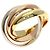 Anello Cartier Trinity #51 in oro giallo 18K - vista 2