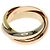 Anello Cartier Trinity #51 in oro giallo 18K - vista 3