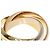 Anello Cartier Trinity #51 in oro giallo 18K - vista 5