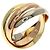 Anello Trinity Cartier in oro giallo 18K - vista 2