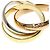Cartier Trinity Ring #47 Gelb - Ansicht 5