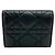 Billetera Compacta Lady Christian Dior Negro - vista 2