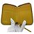 Cartera compacta con cremallera Loewe Knot Amarillo - vista 8