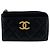 Monedero de piel caviar matelassé de Chanel Negro