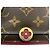 Cartera Compacta Flore Louis Vuitton Castaño Rosa - vista 14