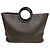 Céline Borsa Macadam con logo Circle di CELINE Nero - vista 2