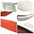 Cintura reversibile da uomo Hermès Bianco Arancione - vista 3