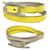 Hermès Hermes Behapi Double Tour Leather Charm Bracelet Cream Yellow  - view 1