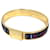 Bracciale Clic Clac di Hermès D'oro Blu navy  - vista 1