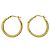 Orecchini Fendi FF Baguette Hoop