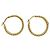 Orecchini Fendi FF Baguette Hoop - vista 6