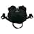 Saffiano Mochila de nylon e couro com logo triangular Prada Preto  - vista 4