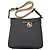 Borsa a spalla Michael Kors Jet Set Travel in tela nera Nero Beige D'oro