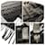 Fendi Zucca FF Stole in Black and Gray Brown  - view 3