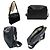 Borsa a tracolla in nylon da uomo Burberry Nero - vista 2
