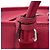 Borsa Loewe Amazona in pelle rossa Rosso - vista 24
