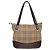 Burberry Nova Check Tote aus Canvas im kleinen Format Beige - Ansicht 2