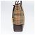 Burberry Nova Check Tote aus Canvas im kleinen Format Beige - Ansicht 3