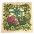 Sciarpa Hermès Carré 90 - Design Passiflores Rosa Beige Verde