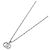 Collana Double G Gucci in oro bianco 18K
