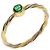 Cartier Twist Smaragd Ring Pink Weiß Gelb - Ansicht 2