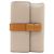 Cartera bi-fold Loewe en piel beige