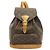 Louis Vuitton Montsouris Mittel Rucksack Braun Monogramm