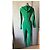 Jean Paul Gaultier Tuta verde con cappuccio e zip - vista 8
