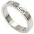 Platinring 950 flach Cartier