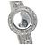 Anel Chopard Happy Diamonds em ouro branco 18K Dourado - vista 12