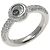 Anel Chopard Happy Diamonds em ouro branco 18K Dourado - vista 2