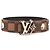 Bracciale Charm Louis Vuitton Marrone Nero Damier ebene