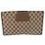 Pochette Vintage Beige Marron Gucci - vue 2