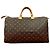 Borsa Boston Monogram Speedy Louis Vuitton Marrone