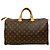 Borsa Boston Monogram Speedy Louis Vuitton Marrone - vista 2