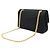 2.55 Borsa a spalla in jersey di cotone matelassé Chanel 25 con catena Nero - vista 2