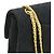 2.55 Borsa a spalla in jersey di cotone matelassé Chanel 25 con catena Nero - vista 4