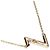Collana Louis Vuitton LV Volt Sottosopra Au750 D'oro Metallico