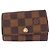 Portachiavi Damier Louis Vuitton Marrone