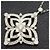 Autre Marque Collana in diamante Monnickendam Platinum Flower D1.43ct Argento - vista 8
