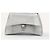 Borsa a spalla Balenciaga Downtown in pelle argento metallizzato - vista 4