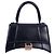 Borsa Balenciaga Hourglass in pelle nera Nero