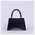 Borsa Balenciaga Hourglass in pelle nera Nero - vista 2