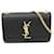 Yves Saint Laurent Bolso de Hombro 2 en 1 de Piel de Ternera Texturizada Saint Laurent KATE Negro  - vista 1