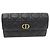 Dior Dior Caro Cartera Larga de Piel de Ternera Negro
