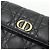 Dior Dior Caro Cartera Larga de Piel de Ternera Negro - vista 5