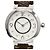 Louis Vuitton Tambour Slim Uhr aus Edelstahl Silber