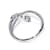 Autre Marque Pt900 Diamantring Silber  - Ansicht 5