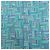 Écharpe en soie à motif géométrique Hermès Violet Turquoise - vue 3