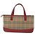 Burberry Nova Check in pelle e nylon Beige - vista 2